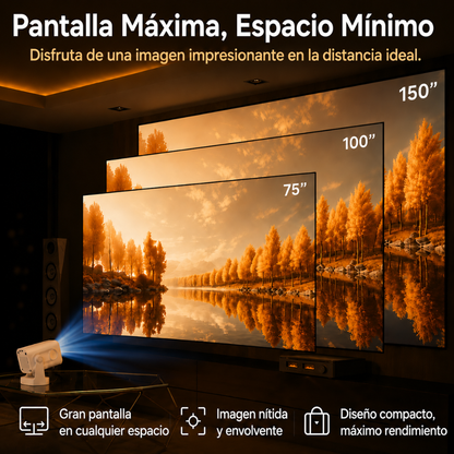 Mini Proyector Portátil HD 1080p